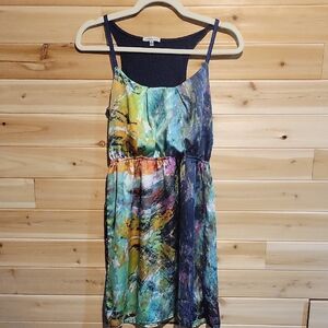 Charlotte Russe Multicolor Abstract Mini Dress